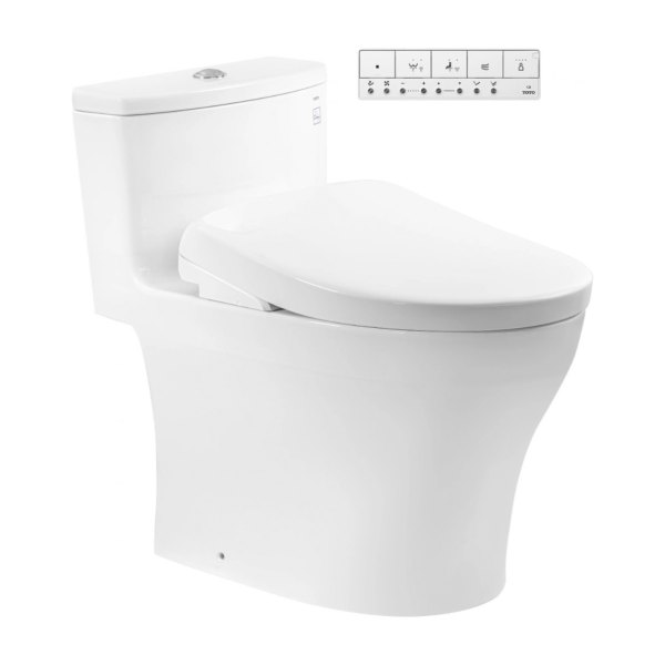 Bồn Cầu Điện Tử TOTO MS885CDW23 Nắp Rửa Washlet TCF47360GAA S7 Giấu Dây