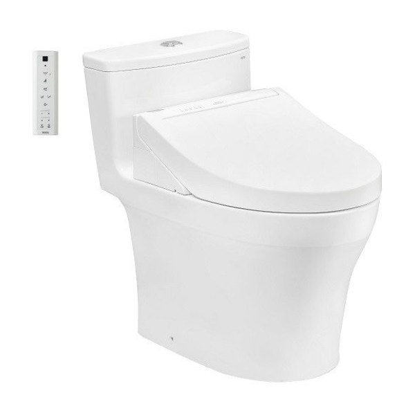 Bồn Cầu Điện Tử TOTO MS885DW14#XW Kèm Nắp Rửa Điện Tử WASHLET Dòng C5 - TCF24410AAA (220V)