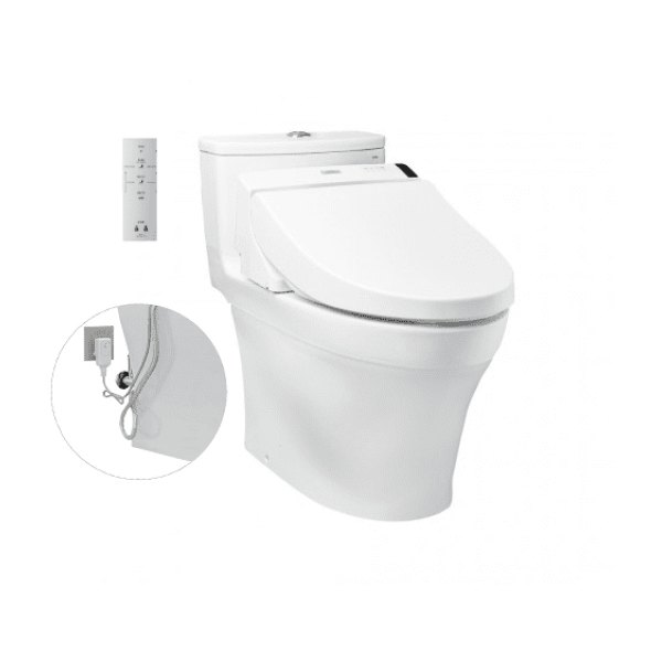 Bồn Cầu Điện Tử TOTO MS885DW6#XW Kèm Nắp Rửa Điện Tử WASHLET Dòng C5 - TCF6531Z (220V)