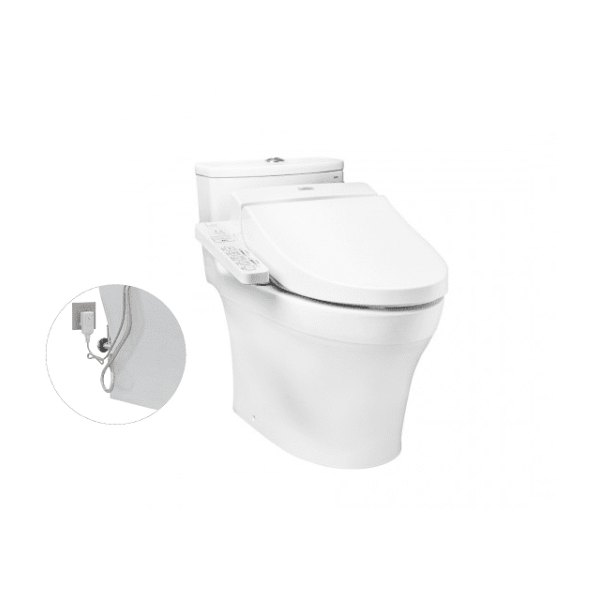 Bồn Cầu Điện Tử TOTO MS885DW7#XW Kèm Nắp Rửa Điện Tử WASHLET Dòng C2 - TCF6631A (220V)