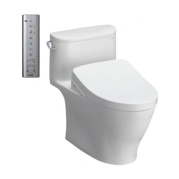Bồn Cầu Điện Tử TOTO MS887CRW12#XW Kèm Nắp Rửa Điện Tử WASHLET (Loại Giấu Dây) Dòng S7 - TCF4911EZ (220V)