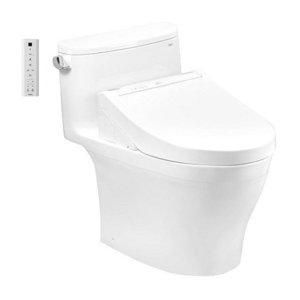 Bồn Cầu Điện Tử TOTO MS887CRW15#XW Kèm Nắp Rửa Điện Tử WASHLET Dòng C5 - TCF24460AAA (220V)