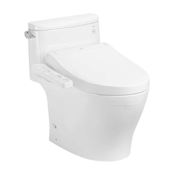 Bồn Cầu Điện Tử TOTO MS887CRW17#XW Kèm Nắp Rửa Điện Tử WASHLET (Loại Giấu Dây) Dòng C2 - TCF23460AAA (220V)