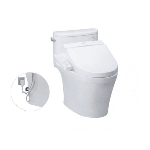 Bồn Cầu Điện Tử TOTO MS887RW7#XW Kèm Nắp Rửa Điện Tử WASHLET Dòng C2 - TCF6631A (220V)