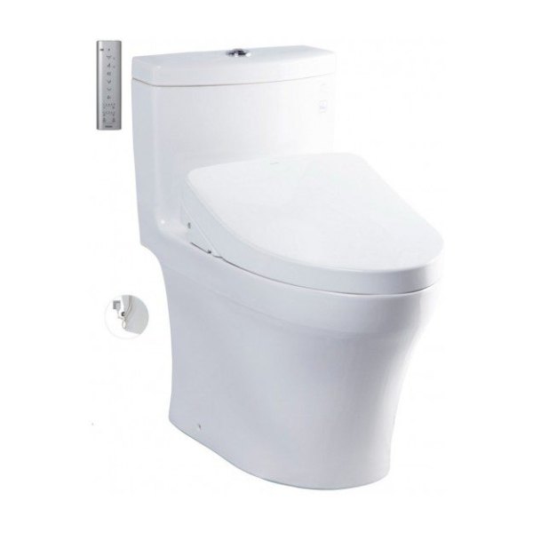 Bồn Cầu Điện Tử TOTO MS889DRW11#XW Kèm Nắp Rửa Điện Tử WASHLET Dòng S7 - TCF4911Z (220V)