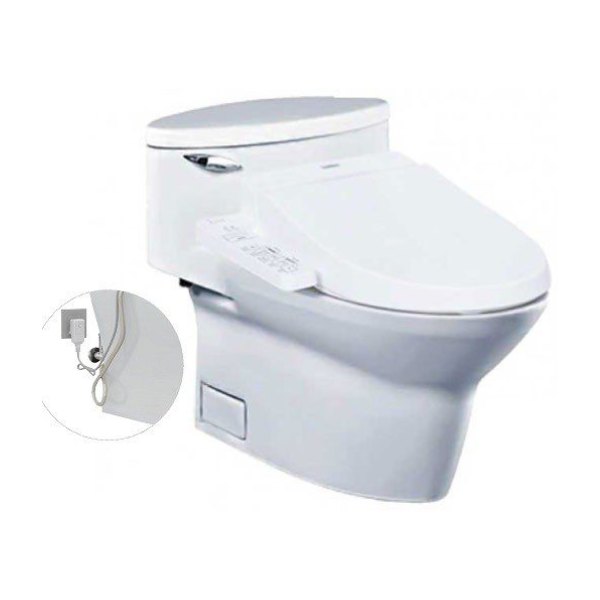 Bồn Cầu Điện Tử TOTO MS904W7#XW Kèm Nắp Rửa Điện Tử WASHLET Dòng C2 - TCF6631A (220V)