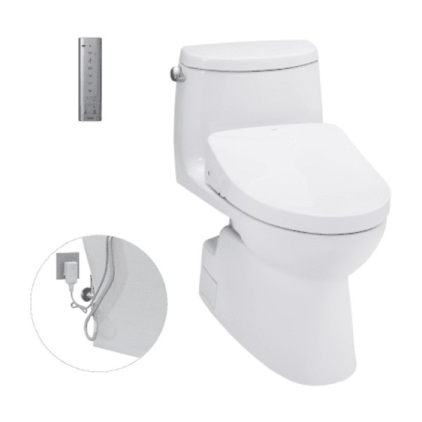 Bồn Cầu Điện Tử TOTO MS905W11#XW Kèm Nắp Rửa Điện Tử WASHLET Dòng S7 - TCF4911Z (220V)