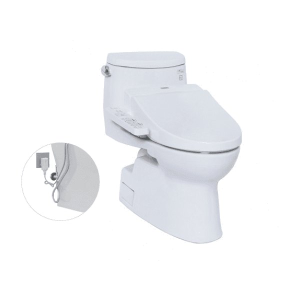 Bồn Cầu Điện Tử TOTO MS905W7#XW Kèm Nắp Rửa Điện Tử WASHLET Dòng C2 - TCF6631A (220V)
