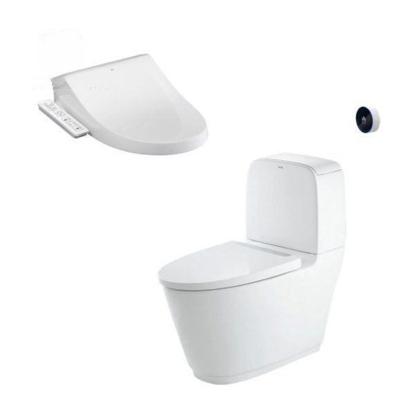 Bồn cầu hai khối INAX ACT-832/CW-H18VN Nắp điện tử xả cảm ứng