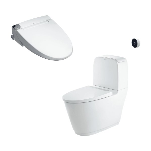 Bồn cầu hai khối INAX ACT-832/CW-KB22AVN Nắp điện tử xả cảm ứng