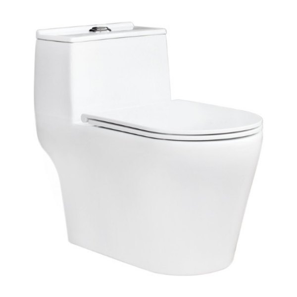 Bồn Cầu Thiên Thanh Lux CK99 Toilet 1 Khối Xả Nhấn