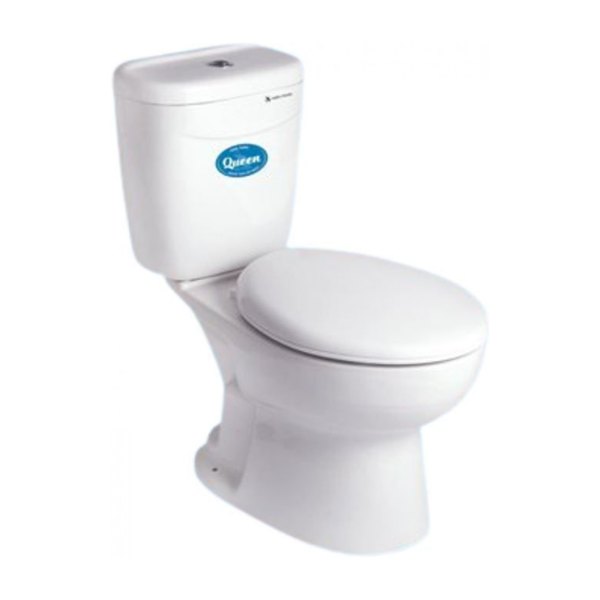 Bồn Cầu Thiên Thanh Queen CD4429 Toilet 2 Khối Xả Nhấn