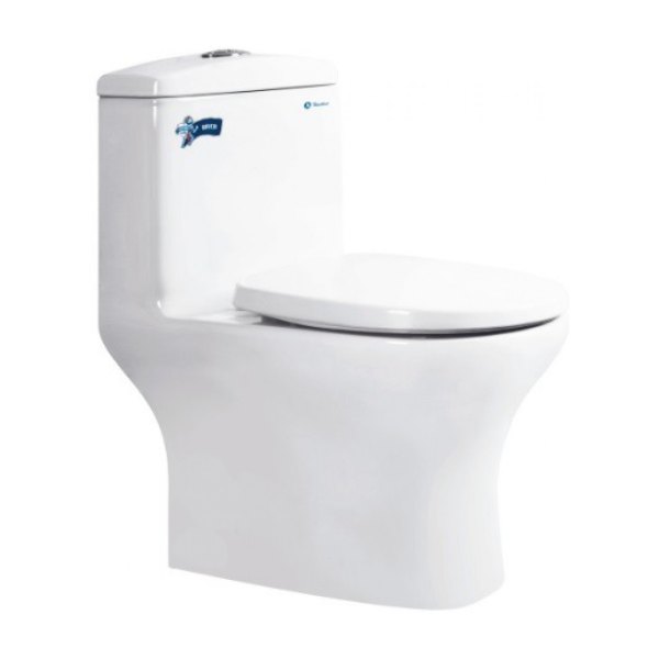Bồn Cầu Thiên Thanh River CK 69 Toilet 1 Khối Xả Nhấn