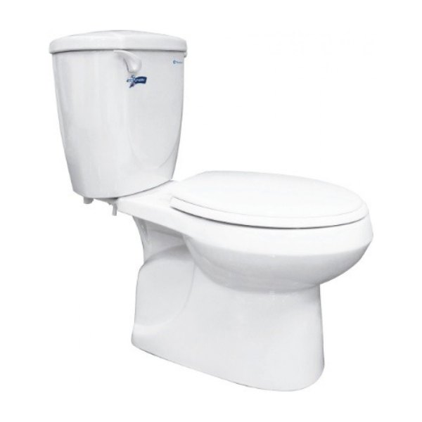 Bồn Cầu Thiên Thanh Ruby I CD0725 Toilet 2 Khối Xả Gạt