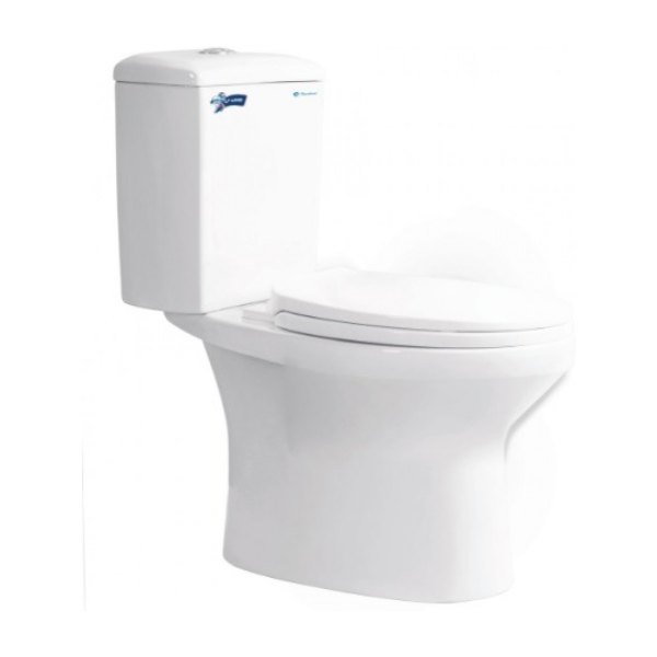 Bồn Cầu Thiên Thanh Sand CD6464 Toilet 2 Khối Xả Nhấn
