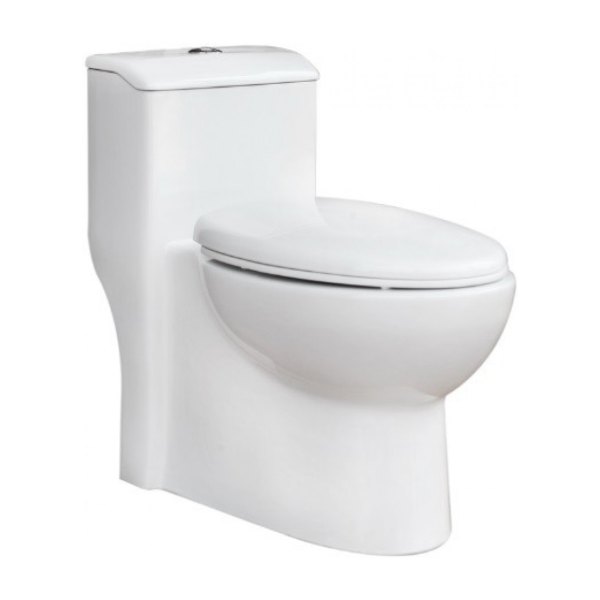 Bồn Cầu Thiên Thanh Titan CK68 Toilet 1 Khối Xả Nhấn