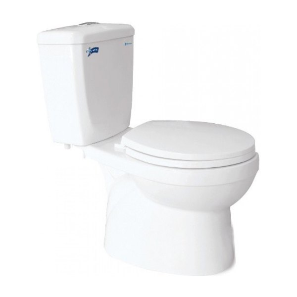 Bồn Cầu Thiên Thanh Waves CD7062 Toilet 2 Khối Xả Nhấn