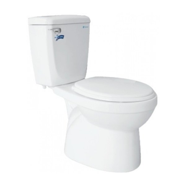 Bồn Cầu Thiên Thanh Waves CD7062G Toilet 2 Khối Xả Gạt