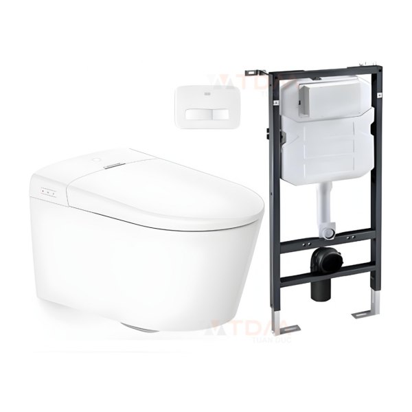 Bồn Cầu Thông Minh American Standard WP-7391 (WP7391)Treo Tường Aero - Lite