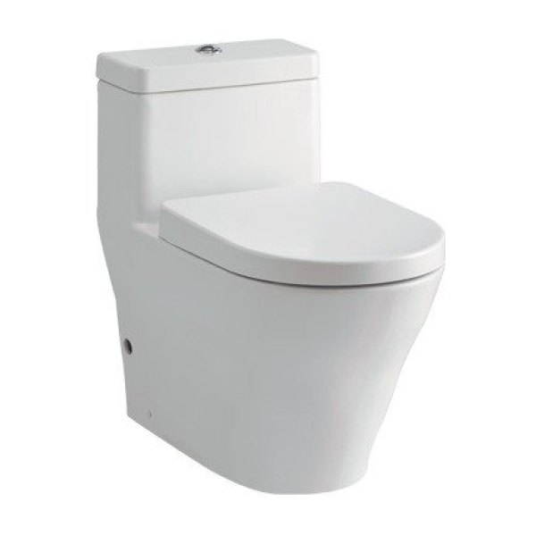 Bồn cầu TOTO 1 khối CW166RB#XW/TC384CVK#W/T53P100VR 1 khối nắp đóng êm TC384CVK#W