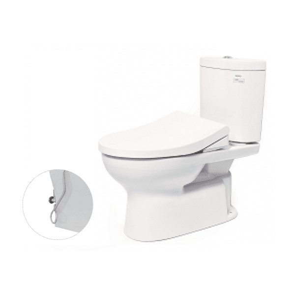 Bồn Cầu TOTO CS325DRE4#W 2 Khối Nắp Rửa Cơ TCW1211A