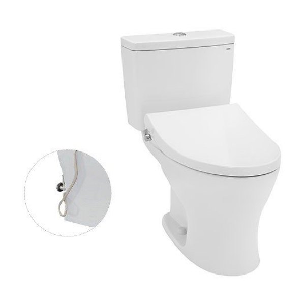 Bồn Cầu TOTO CS735DE4#XW 2 Khối Nắp Rửa Cơ TCW1211A