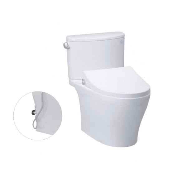Bồn Cầu TOTO CS767RE4#XW 2 Khối Nắp Rửa Cơ TCW1211A