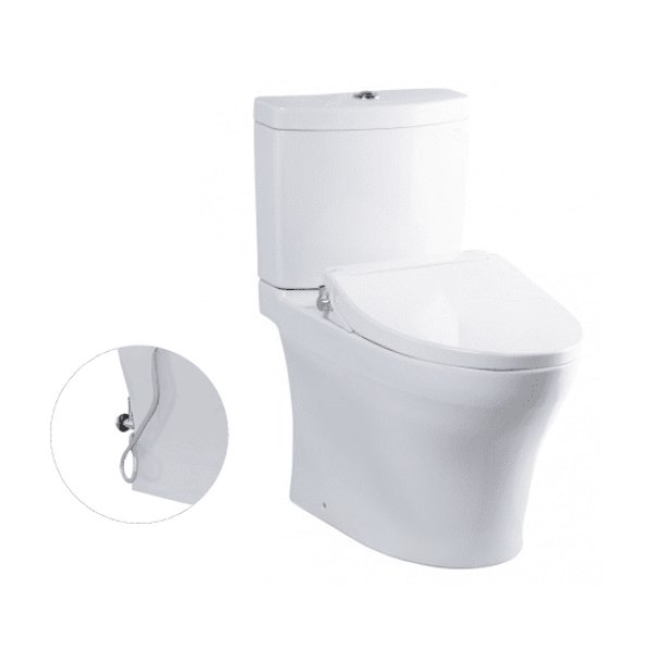 Bồn Cầu TOTO CS769DRE2#XW 2 Khối Nắp Rửa Cơ TCW07S