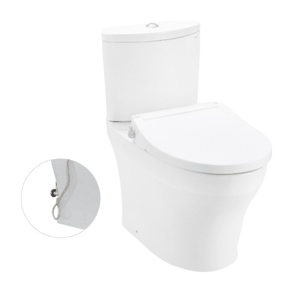 Bồn Cầu TOTO CS838DE2#XW 2 Khối Nắp Rửa Cơ TCW07S