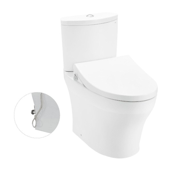 Bồn Cầu TOTO CS838DE4#XW 2 Khối Nắp Rửa Cơ TCW1211A