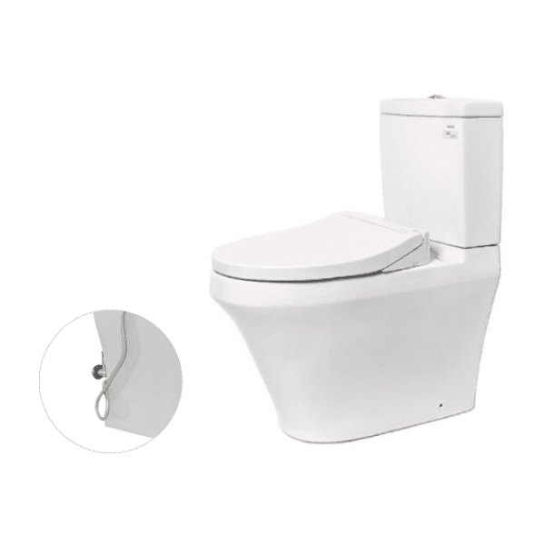 Bồn Cầu TOTO CS945DNE2#XW 2 Khối Nắp Rửa Cơ TCW07S