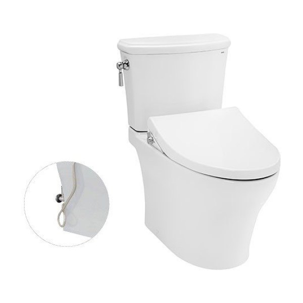 Bồn Cầu TOTO CS986GE4#XW 2 Khối Nắp Rửa Cơ TCW1211A