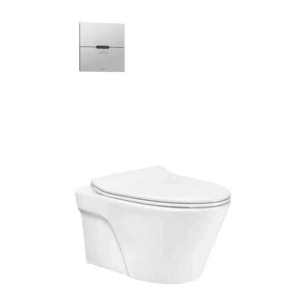 Bồn Cầu TOTO CW822RFVA1/TREF35L2A/WH005A/TC600VS Treo Tường Nắp Mỏng