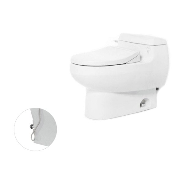 Bồn Cầu TOTO MS688E2#XW 1 Khối Nắp Rửa Cơ TCW07S