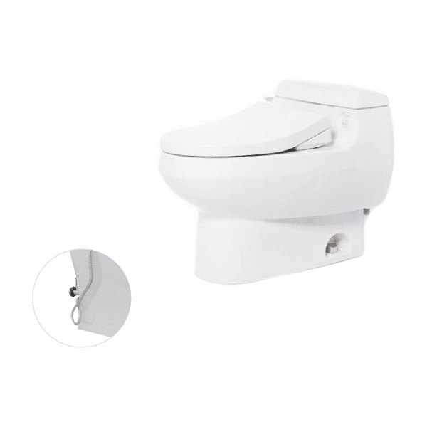 Bồn Cầu TOTO MS688E4#XW 1 Khối Nắp Rửa Cơ TCW1211A
