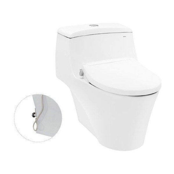 Bồn Cầu TOTO MS823DRE2#XW 1 Khối Nắp Rửa Cơ TCW07S