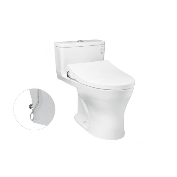 Bồn Cầu TOTO MS855DE4#XW 1 Khối Nắp Rửa Cơ TCW1211A