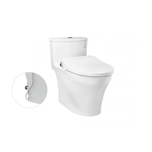 Bồn Cầu TOTO MS885DE2#XW 1 Khối Nắp Rửa Cơ TCW07S