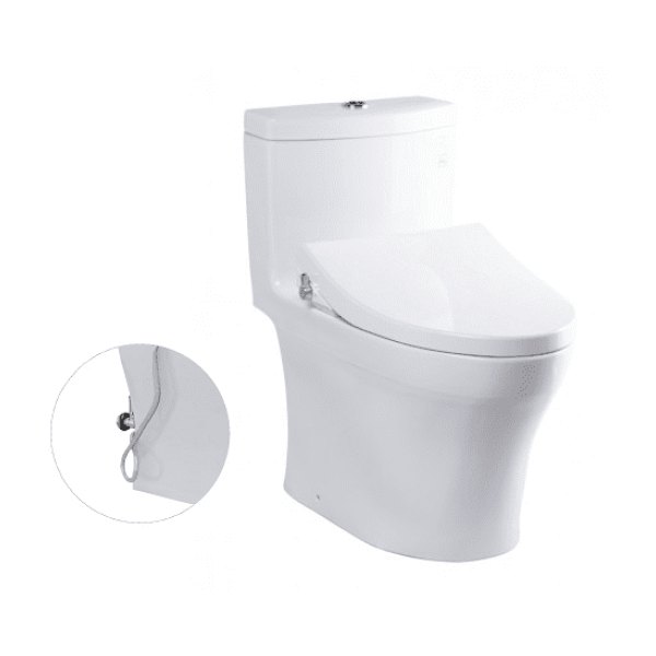 Bồn Cầu TOTO MS889DRE4#XW 1 Khối Nắp Rửa Cơ TCW1211A
