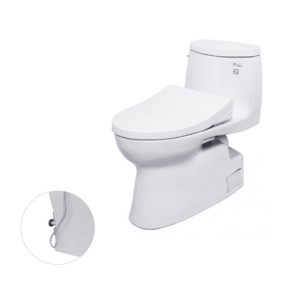 Bồn Cầu TOTO MS905E4#XW 1 Khối Nắp Rửa Cơ TCW1211A