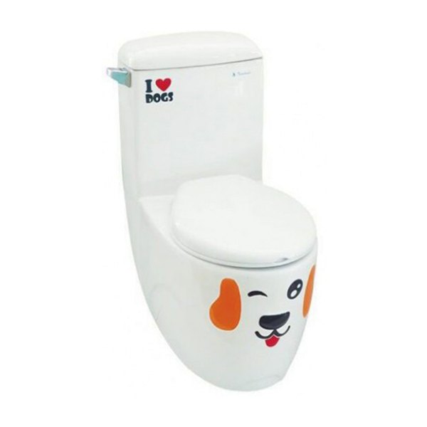 Bồn Cầu Trẻ Em Thiên Thanh CE03 Puppy 1 Khối