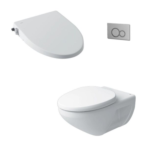 Bồn cầu treo tường INAX AC-23P/CW-S15VN Nắp rửa cơ