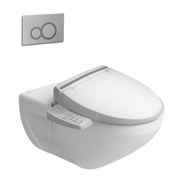 Bồn cầu treo tường nắp điện tử INAX AC-23P/CW-KA22AVN