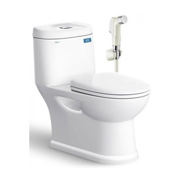 Bồn Cầu VIGLACERA C109 1 Khối Nắp Êm