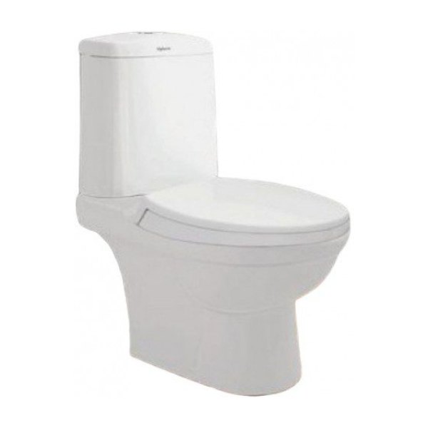 Bồn Cầu VIGLACERA VI107 2 Khối Nắp Êm V68 Xả Nhấn