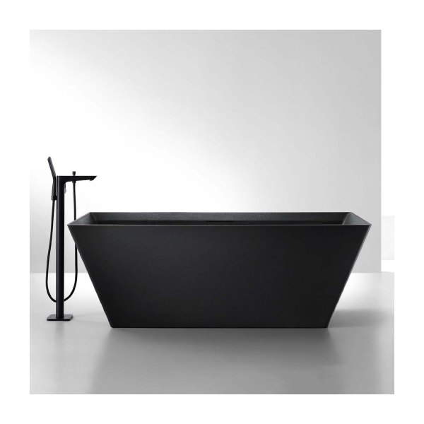 Bồn Tắm Đá MOWOEN MW001-Matt Black 1700mm