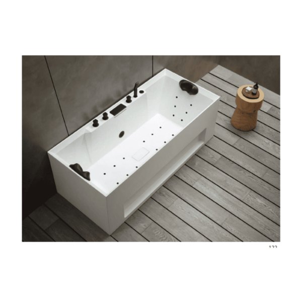 Bồn Tắm Đá MOWOEN MWM001.M S-Matt White 1700mm