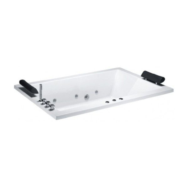 Bồn tắm đôi Massage CAESAR MT7180C Đèn - Không Chân - Không Yếm