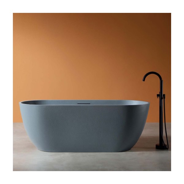 Bồn Tắm Ngâm MOWOEN MW002 Matt Gray Đặt Sàn 1700mm