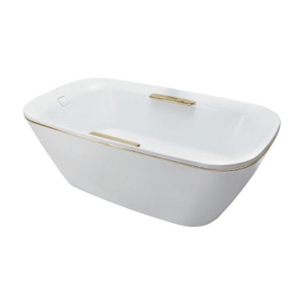 Bồn Tắm TOTO PJY1886HPWMGE#GW Đặt Sàn, NEOREST, Viền Màu Vàng